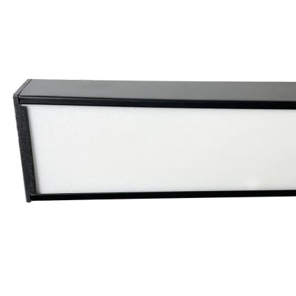 LED Stropní svítidlo LED/32W/230V 4000K 120x13 cm černá