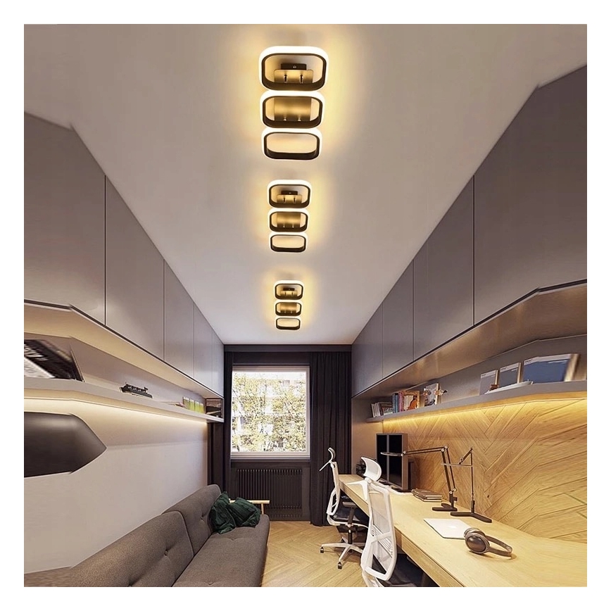 LED Stropní svítidlo LED/33W/230V černá