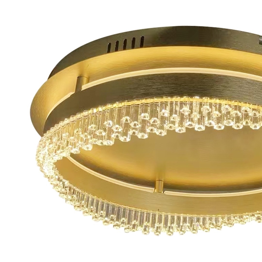 LED Stropní svítidlo LED/36W/230V pr. 43 cm zlatá