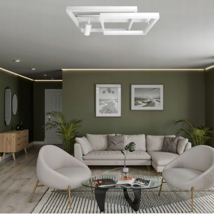 LED Stropní svítidlo LED/38W/230V + 1xGU10/30W bílá