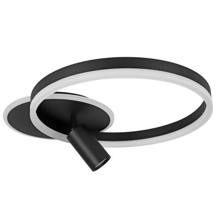 LED Stropní svítidlo LED/38W/230V + 1xGU10/30W černá