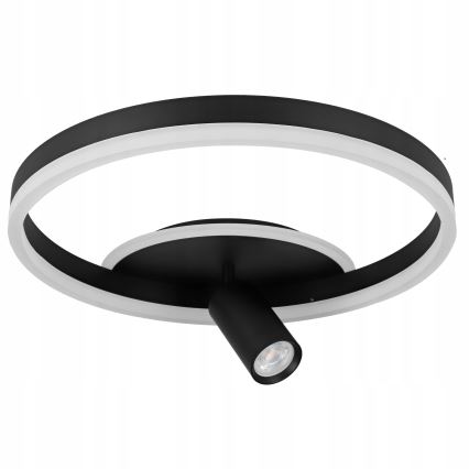 LED Stropní svítidlo LED/38W/230V + 1xGU10/30W černá