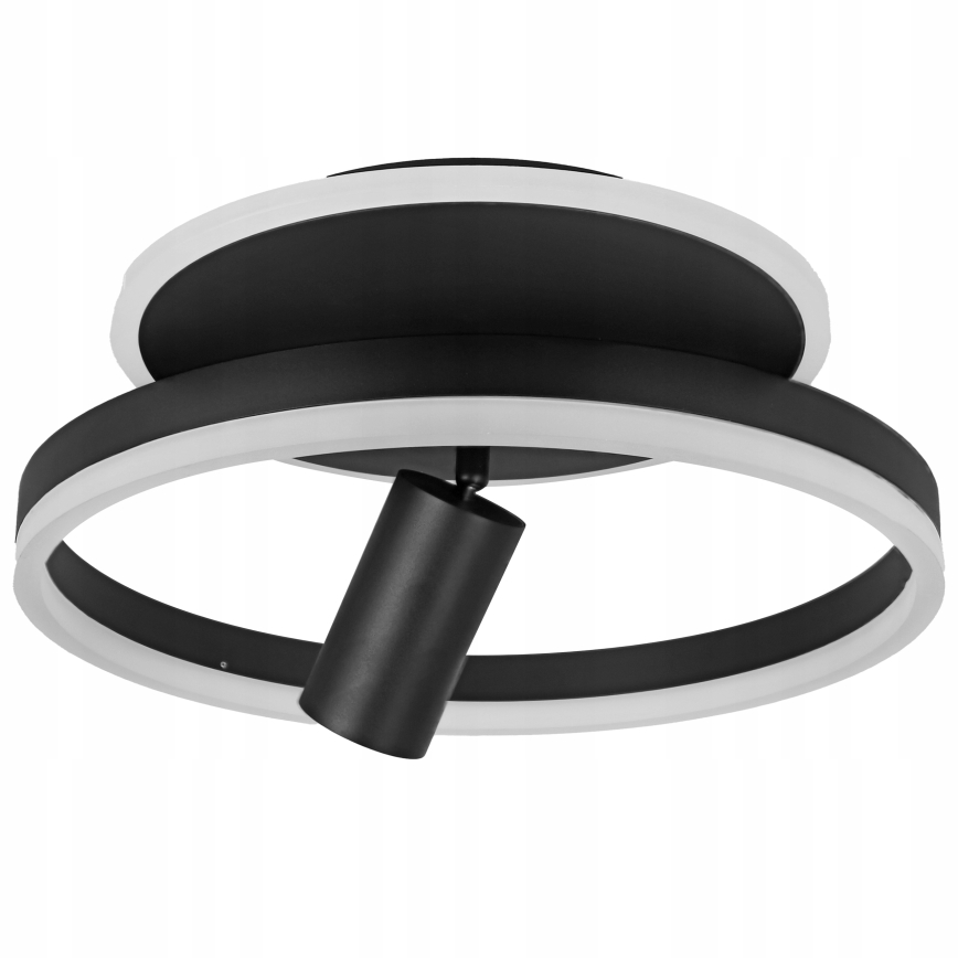 LED Stropní svítidlo LED/38W/230V + 1xGU10/30W černá