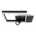 LED Stropní svítidlo LED/38W/230V + 1xGU10/30W černá