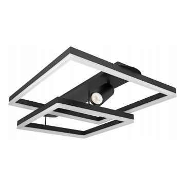 LED Stropní svítidlo LED/38W/230V + 1xGU10/30W černá