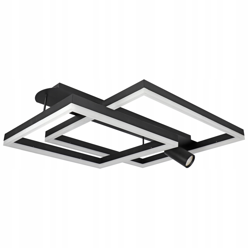 LED Stropní svítidlo LED/38W/230V + 1xGU10/30W černá