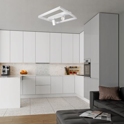 LED Stropní svítidlo LED/38W/230V + 2xGU10/30W bílá