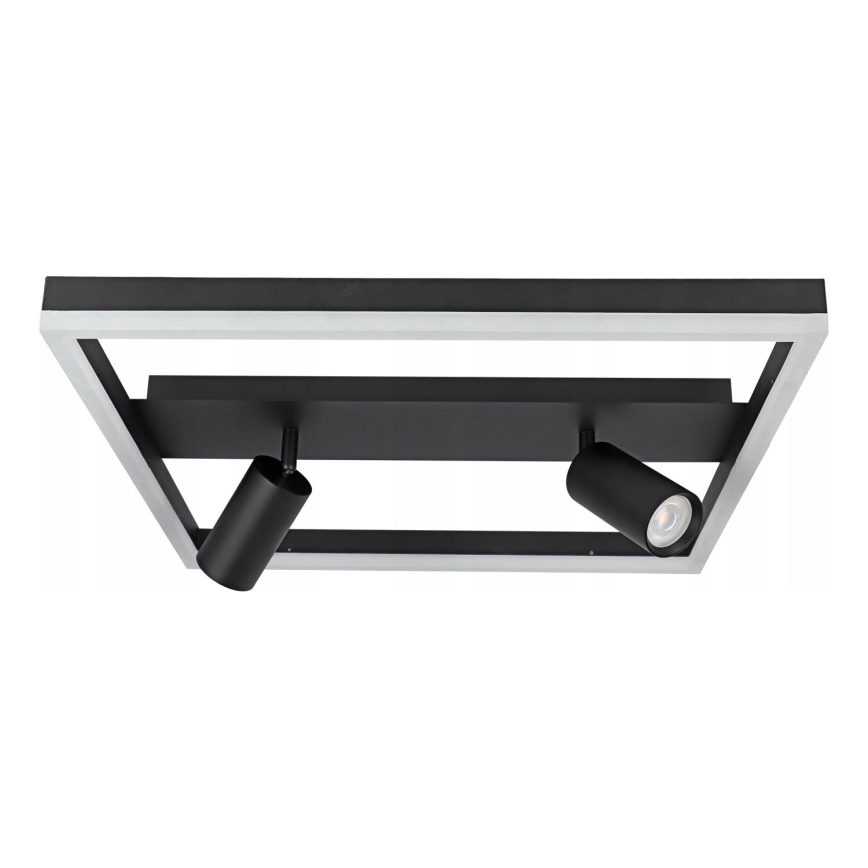 LED Stropní svítidlo LED/38W/230V + 2xGU10/30W černá