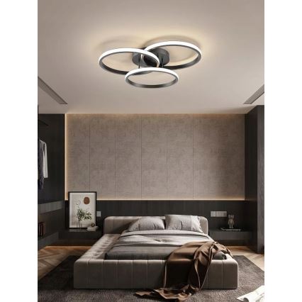 LED Stropní svítidlo LED/38W/230V černá