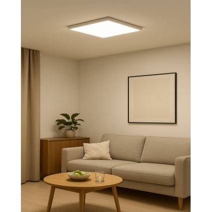 LED Stropní svítidlo LED/40W/230V 3000/4000/6500K 50x50 cm bílá