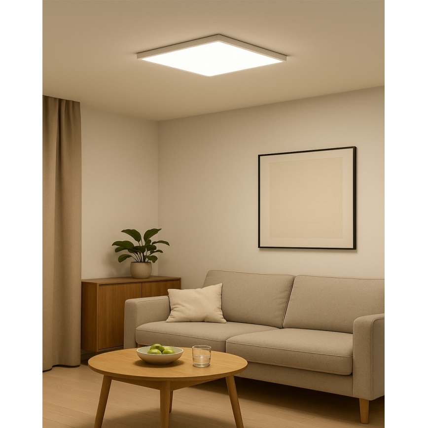 LED Stropní svítidlo LED/40W/230V 3000/4000/6500K 50x50 cm bílá