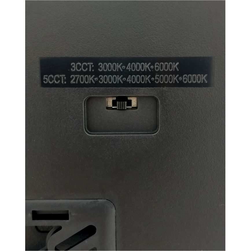 LED Stropní svítidlo LED/40W/230V 3000/4000/6500K 50x50 cm černá