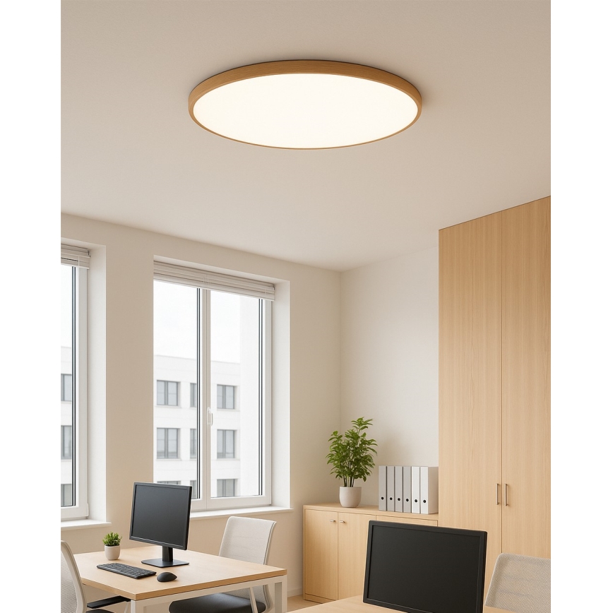 LED Stropní svítidlo LED/40W/230V 3000/4000/6500K pr. 50 cm béžová