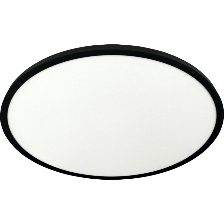 LED Stropní svítidlo LED/40W/230V 3000/4000/6500K pr. 50 cm černá