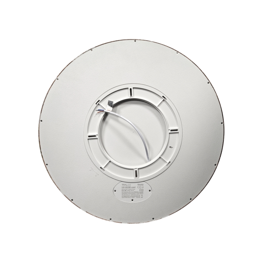 LED Stropní svítidlo LED/40W/230V 3000/4000/6500K pr. 50 cm hnědá