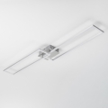 LED Stropní svítidlo LED/40W/230V matný chrom