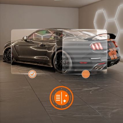 LED Stropní svítidlo HEXAGON LED/456W/85-265V 4000K 522x298 cm CRI 90 IP54 bílá