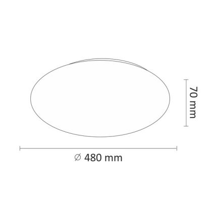 LED Stropní svítidlo LED/45W/230V 3000K/4000K/6400K