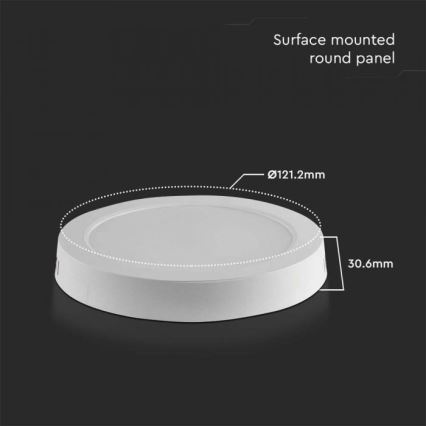 LED Stropní svítidlo LED/6W/230V 6500K bílá