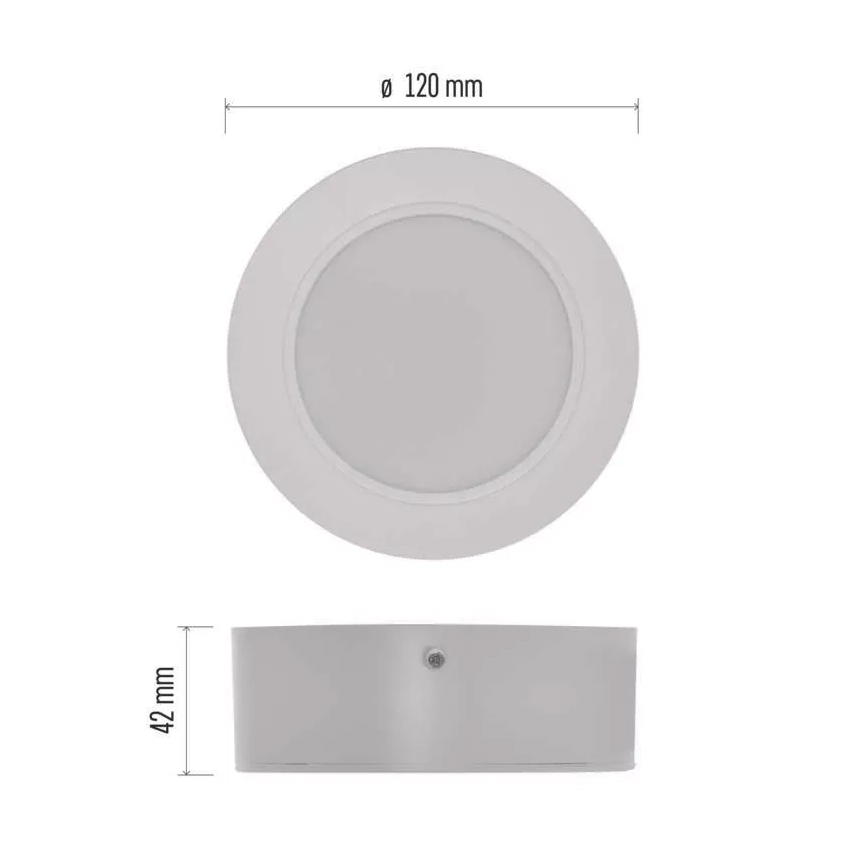 LED Stropní svítidlo LED/9W/230V pr. 12 cm bílá