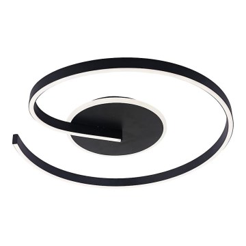 LED Stropní svítidlo LORENZO LED/22W/230V pr. 50 cm černá