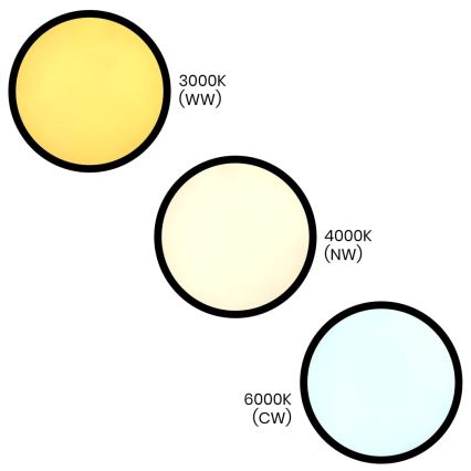 LED Stropní svítidlo MAQ LED/32W/230V 3000/4000/6500K IP40 černá