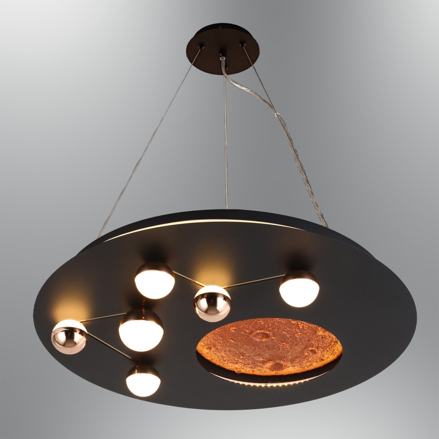 LED Stropní svítidlo MARS LED/48W/230V 3000K černá