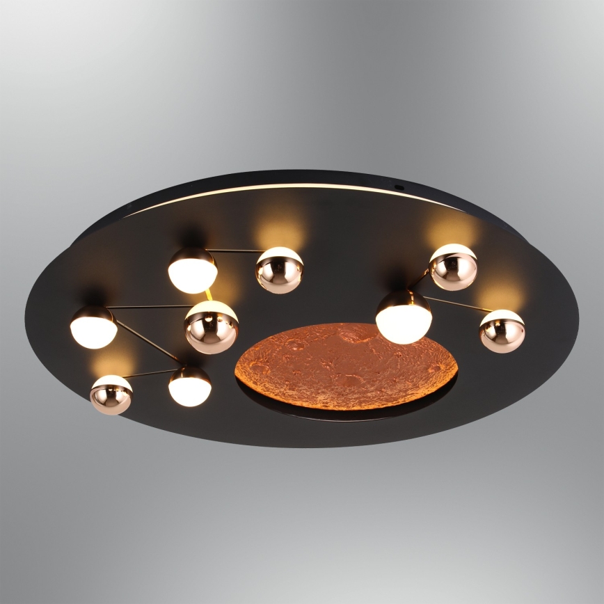 LED Stropní svítidlo MARS LED/58W/230V 3000K černá