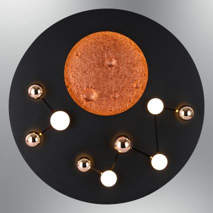 LED Stropní svítidlo MARS LED/58W/230V 3000K černá