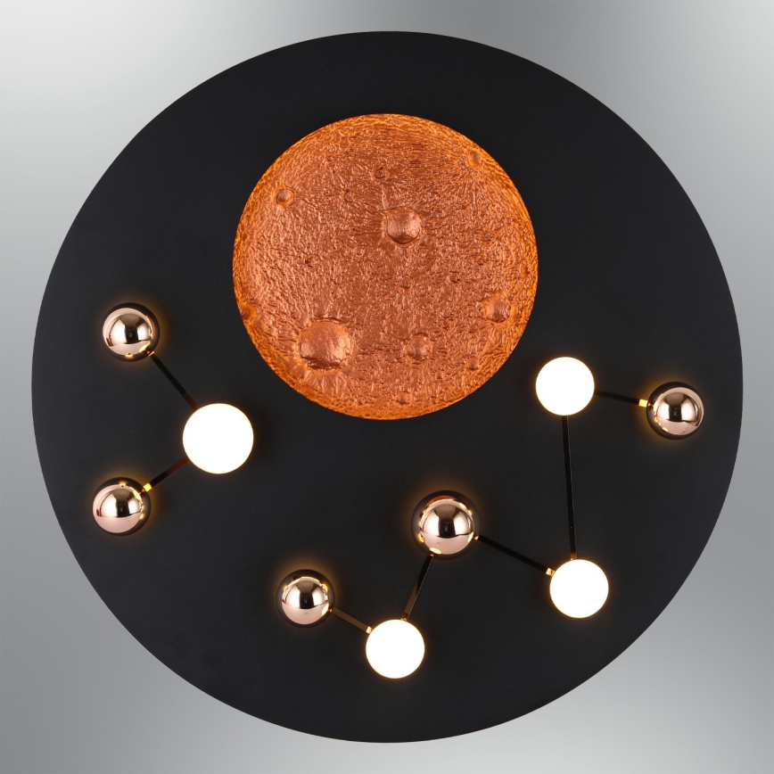 LED Stropní svítidlo MARS LED/58W/230V 3000K černá