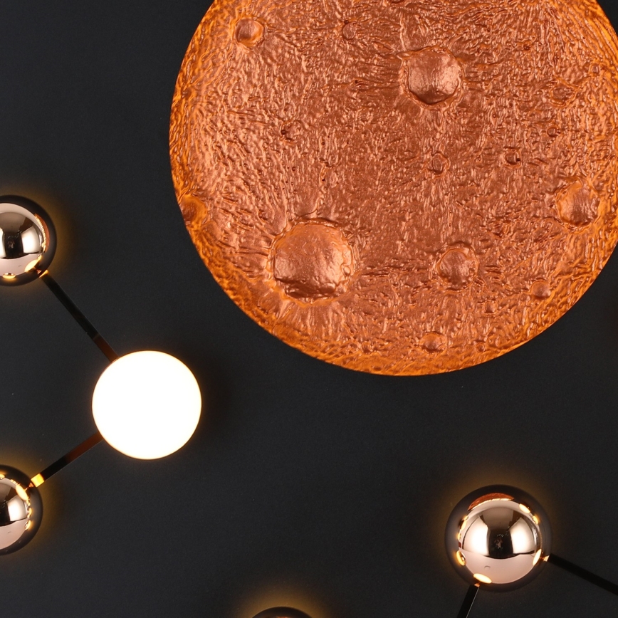 LED Stropní svítidlo MARS LED/58W/230V 3000K černá