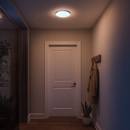 LED Stropní svítidlo MAYA LED/10W/230V pr. 26 cm lesklý chrom