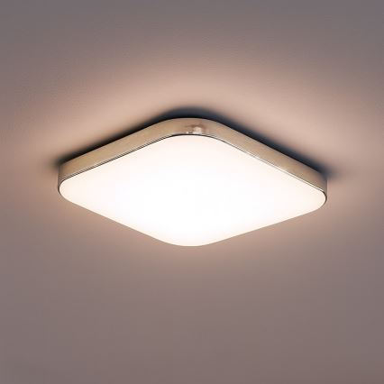 LED Stropní svítidlo NEMO LED/11W/230V 26x26 cm lesklý chrom