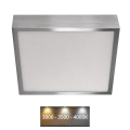LED Stropní svítidlo NEXXO LED/21W/230 3000/3500/4000K 22,5x22,5 cm chrom