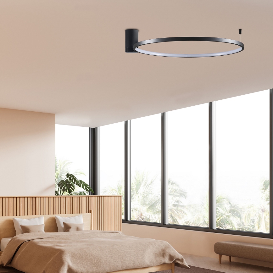 LED Stropní svítidlo NOEMI LED/20W/230V 4000K pr. 50 cm černá