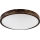 LED Stropní svítidlo OAK SLIM LED/36W/230V 4000K pr. 47 cm dub/tmavě hnědá