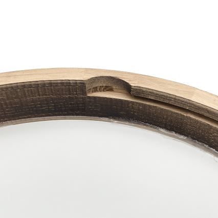 LED Stropní svítidlo OAK SMOKY SLIM LED/36W/230V 4000K pr. 37 cm dub/tmavě hnědá