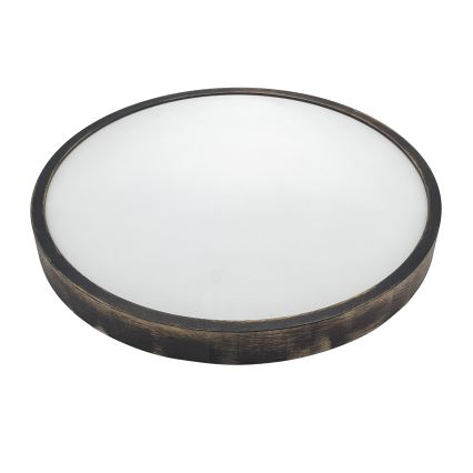 LED Stropní svítidlo OAK SMOKY SLIM LED/36W/230V 4000K pr. 47 cm dub/tmavě hnědá