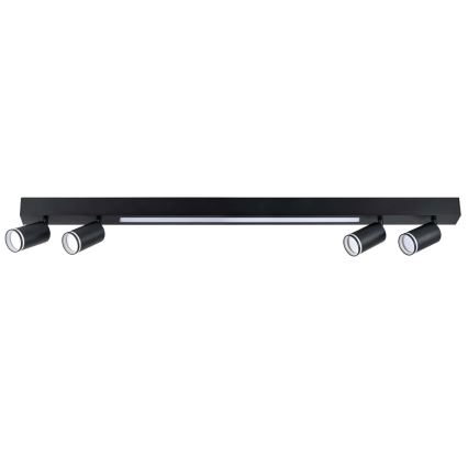 LED Stropní svítidlo PARIS LED/24W/230V + 4xGU10/10W černá