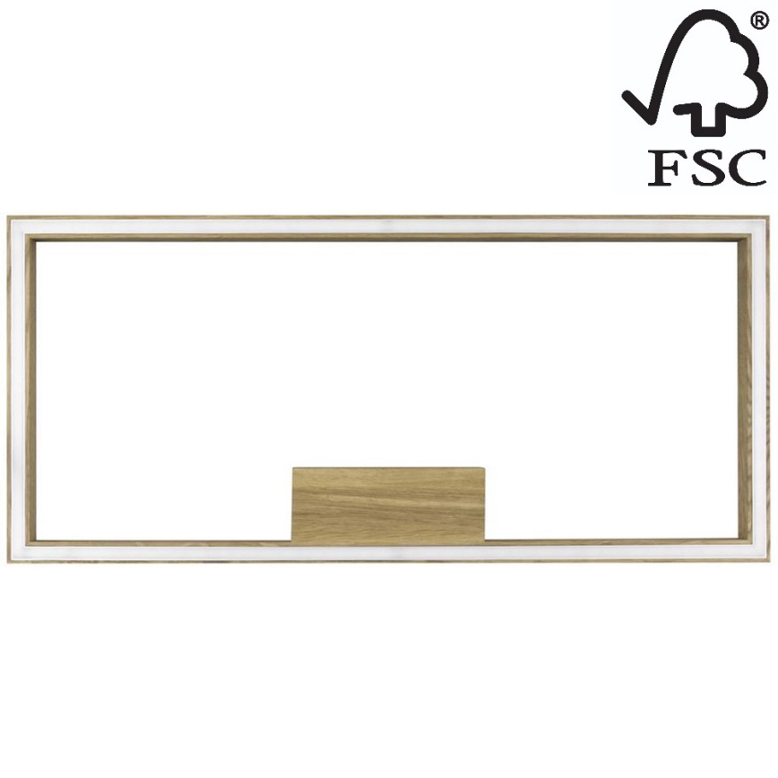 LED Stropní svítidlo RAMME LED/34W/230V matný dub – FSC certifikováno