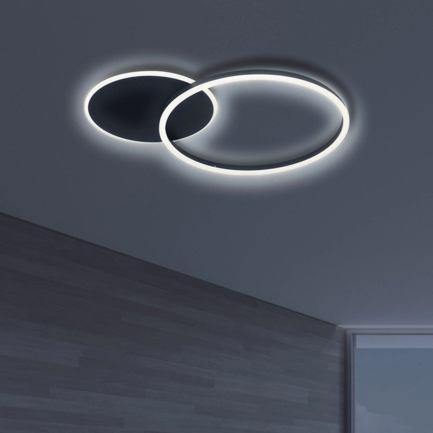 LED Stropní svítidlo ROMAN LED/33W/230V 4000K černá
