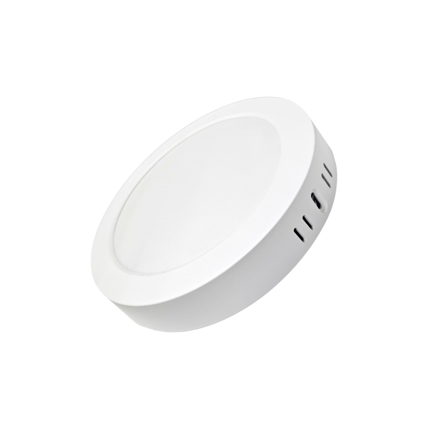 LED Stropní svítidlo ROUND LED/18W/230V 4000K pr. 21,5 cm bílá