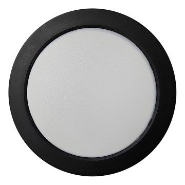 LED Stropní svítidlo ROUND LED/18W/230V 4000K pr. 21,7 cm černá