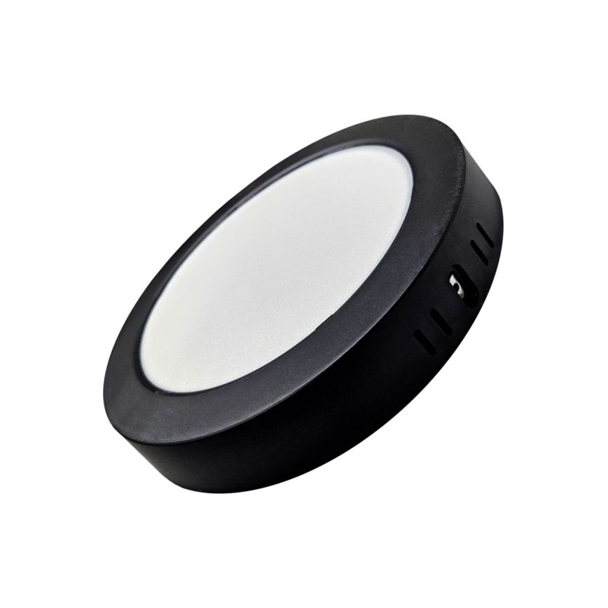 LED Stropní svítidlo ROUND LED/18W/230V 4000K pr. 21,7 cm černá