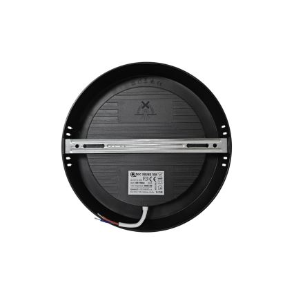 LED Stropní svítidlo ROUND LED/18W/230V 4000K pr. 21,7 cm černá