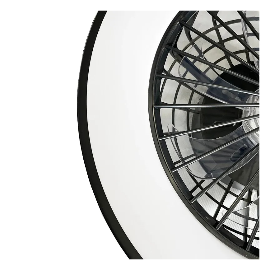 LED Stmívatelné stropní svítidlo s ventilátorem OPAL LED/48W/230V 3000-6500K + dálkové ovládání