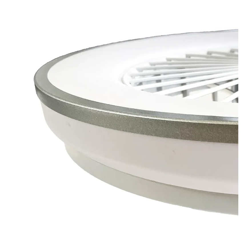 LED Stmívatelné stropní svítidlo s ventilátorem OPAL LED/48W/230V 3000-6500K + dálkové ovládání