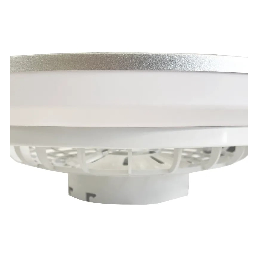 LED Stmívatelné stropní svítidlo s ventilátorem OPAL LED/48W/230V 3000-6500K + dálkové ovládání