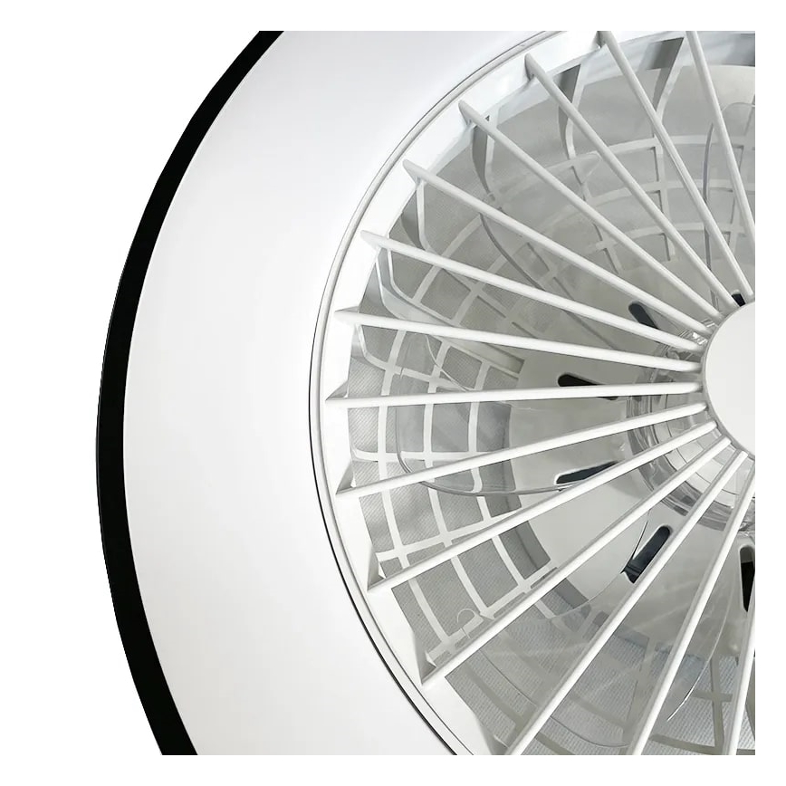 LED Stmívatelné stropní svítidlo s ventilátorem OPAL LED/48W/230V 3000-6500K + dálkové ovládání
