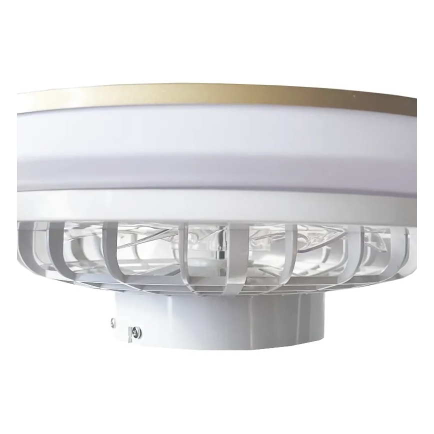 LED Stmívatelné stropní svítidlo s ventilátorem OPAL LED/48W/230V 3000-6500K + dálkové ovládání